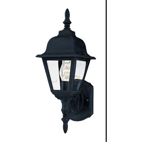 Builder Cast 1 Light 17 inch Black Outdoor Wall Mount