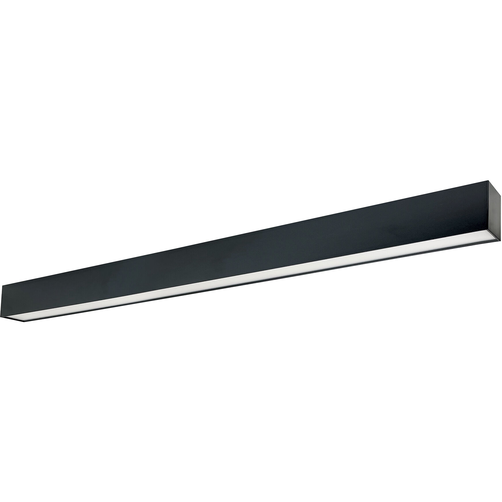 L-Line 3.25 inch Black Linear Pendant Ceiling Light in No Integral Emergency Sensor, Selectable CCT