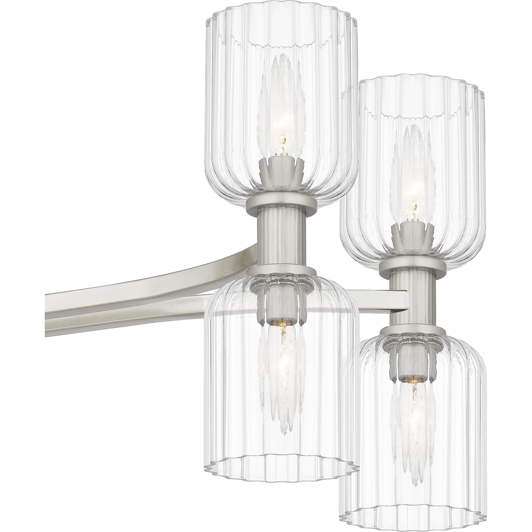 Ramada 16 Light 46 inch Brushed Nickel Island Light Ceiling Light, Large