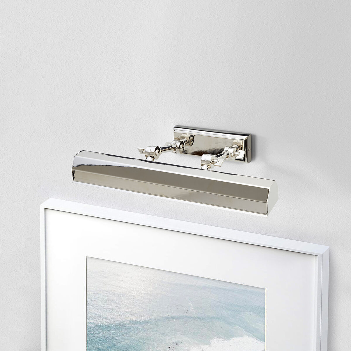 Chawton 80 watt 16 inch Polished Nickel Picture Light Wall Light