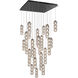 Signature Verve LED 28 inch Stainless Steel Multi-Light Pendant Ceiling Light