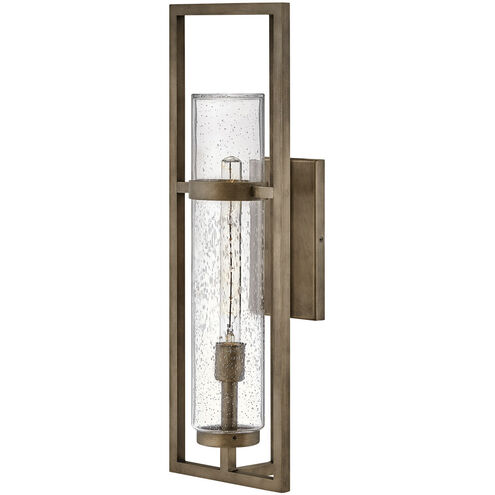 Cordillera Outdoor Wall Mount Lantern in Burnished Bronze, Large
