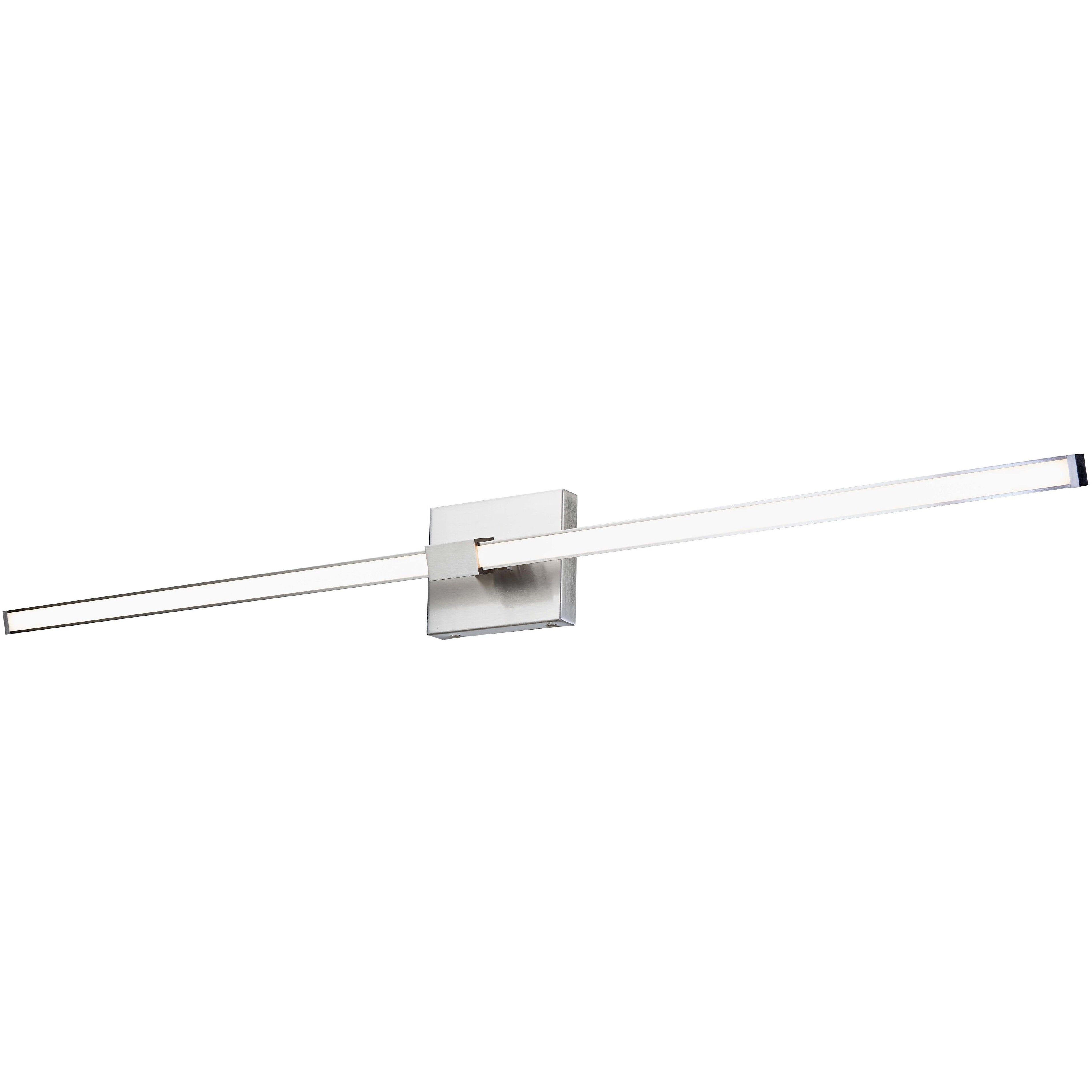 Epee LED 42 inch Brushed Nickel Bath Vanity Light Wall Light