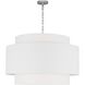 kate spade new york Sawyer 4 Light 32 inch Polished Nickel Hanging Shade Ceiling Light