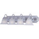Essentials - 801x 4 Light 30 inch Polished Chrome Bath Vanity Wall Light in Marble