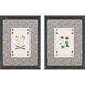 Nature's Hand Black and Green and Multi and Red Framed Art