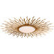 Suzanne Kasler Re LED 48.75 inch Gilded Iron Semi-Flush Mount Ceiling Light