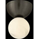 Selene 1 Light 6 inch Black Oxide Semi-Flush Mount Ceiling Light