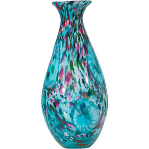 Evelyn 17 X 8 inch Hand Blown Art Glass Vase