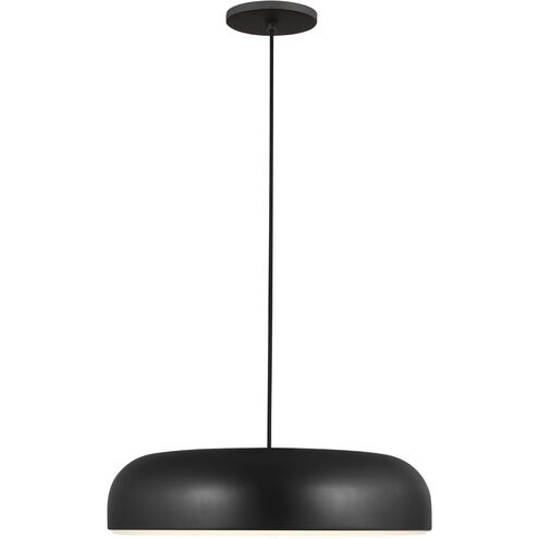 Sean Lavin Kosa LED 18 inch Nightshade Black Pendant Ceiling Light, Integrated LED