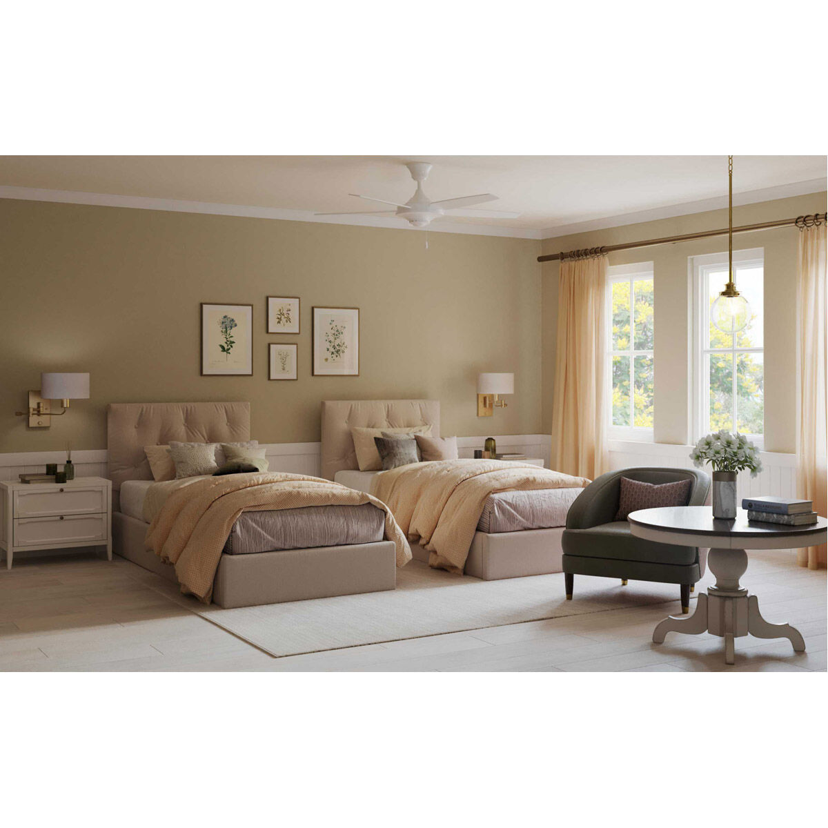 Penn 1 Light 6.88 inch Natural Brass Mini-Pendant Ceiling Light