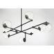 Millikan 9 Light 39 inch Coal Black Pendant Ceiling Light