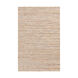 Anthracite 36 X 24 inch Cream/Khaki/Pale Blue/Metallic - Silver Rugs in 2 x 3, Leather