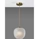 Magnolia 9 inch Antique Brass Pendant Ceiling Light