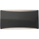 Ambiance LED 10 inch Gloss Grey ADA Wall Sconce Wall Light