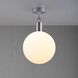 Forked LED 11.42 inch Steel Flush Mount Ceiling Light