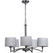 Springdale 5 Light 28 inch Satin Nickel Pendant Ceiling Light