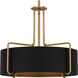 Hanley 4 Light 20 inch Aged Brass Pendant Ceiling Light