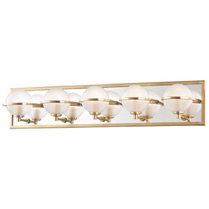Axiom LED 30 inch Aged Brass Bath Bracket Wall Light