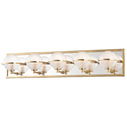 Axiom LED 30 inch Aged Brass Bath Bracket Wall Light