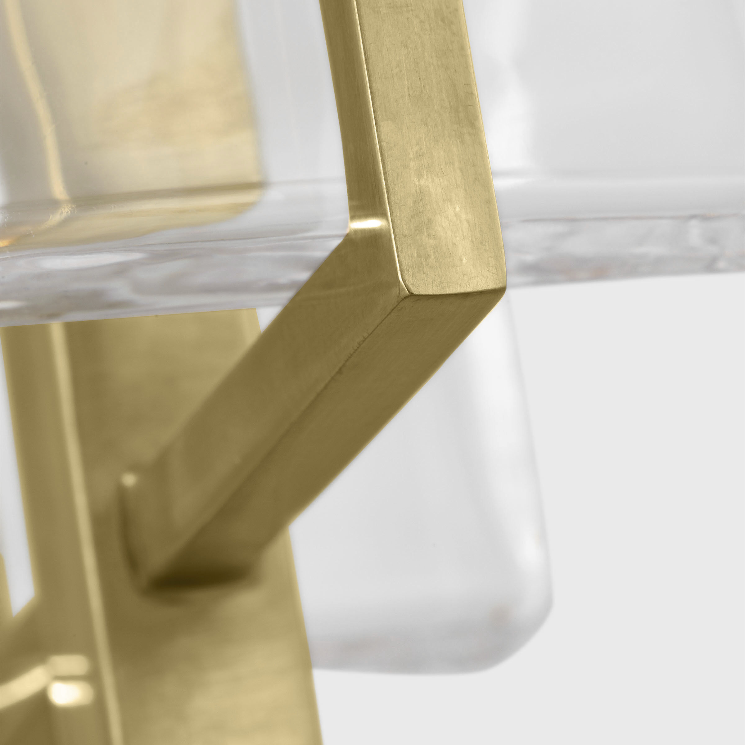 Mick De Giulio Duelle LED 4.8 inch Hand-Rubbed Antique Brass Pendant Ceiling Light