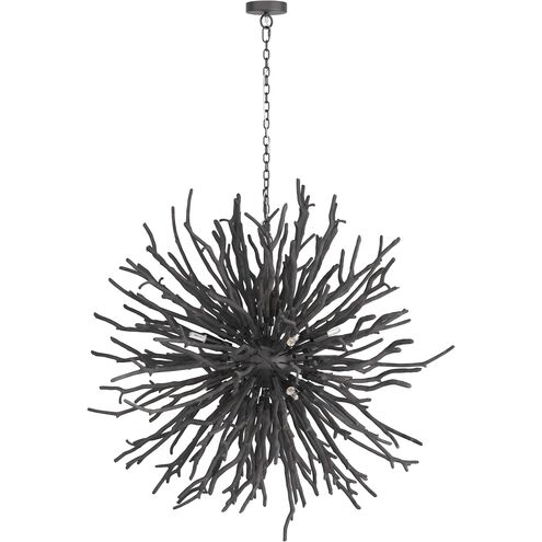 Finch 8 Light 43 inch Dark Gray Wash Chandelier Ceiling Light