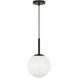 Nube LED 9 inch Midnight Black Pendant Ceiling Light