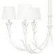 River Reed 6 Light 41 inch White Chandelier Ceiling Light, Small