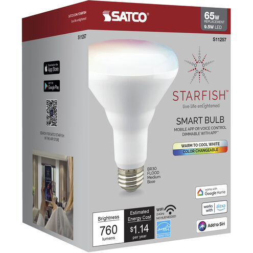 Starfish LED BR30 Medium 9.50 watt 2700K BR and R LED
