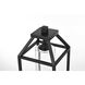 Zora 1 Light 20.5 inch Black Outdoor Post Light