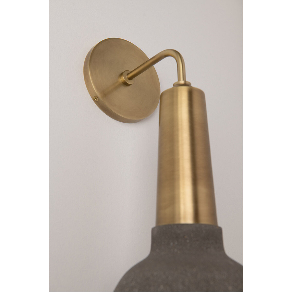 Macy 1 Light 6 inch Aged Brass Wall Sconce Wall Light