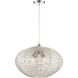 Faviola 4 Light 18 inch Chrome Pendant Ceiling Light