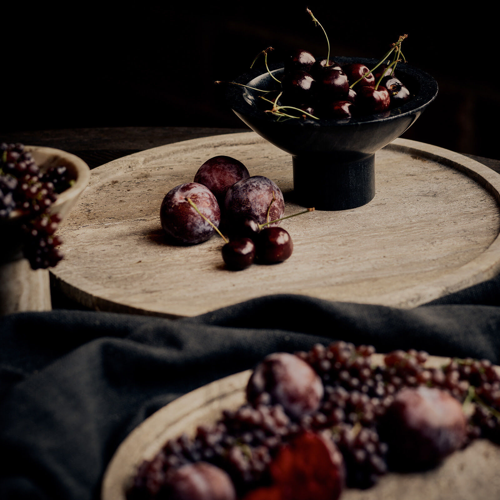 Sutton Grey Tray Set