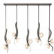 Mika 10 Light 53.6 inch Natural Iron Pendant Ceiling Light