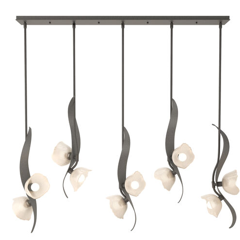Mika 10 Light 53.6 inch Natural Iron Pendant Ceiling Light