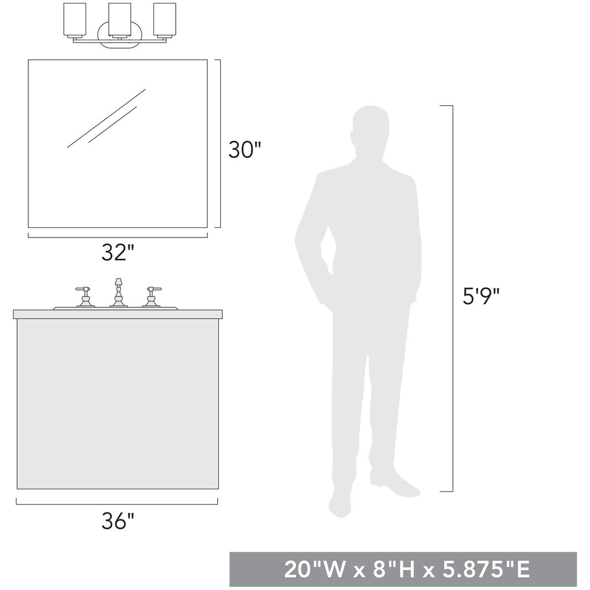 Manhattan Vanity Wall Light