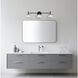 Tremolo 3 Light 33 inch Matte Black and Champagne Gold Vanity Light Wall Light