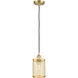 Nestbrook 1 Light 4.75 inch Satin Gold Pendant Ceiling Light