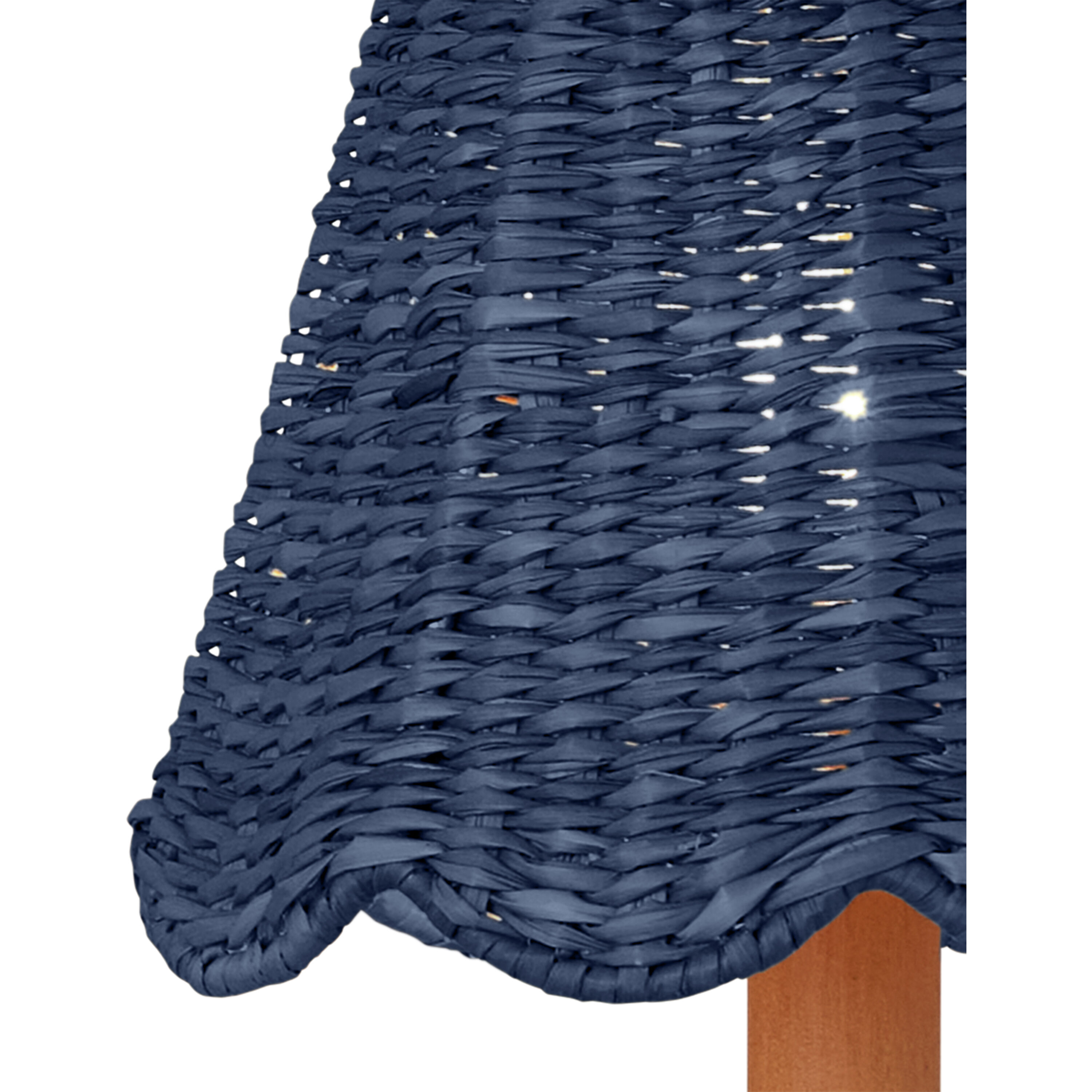 Annabelle Indigo 6 inch Tapered Chandelier Shade, Suzanne Duin Collection