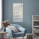 Blue Dots Blue Canvas