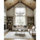 Rainforest 9 Light 34.5 inch Rustic Bronze Chandelier Ceiling Light, Small