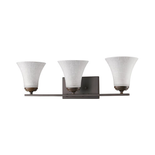 Union 3 Light 26 inch Oil Rubbed Bronze Vanity Light Wall Light