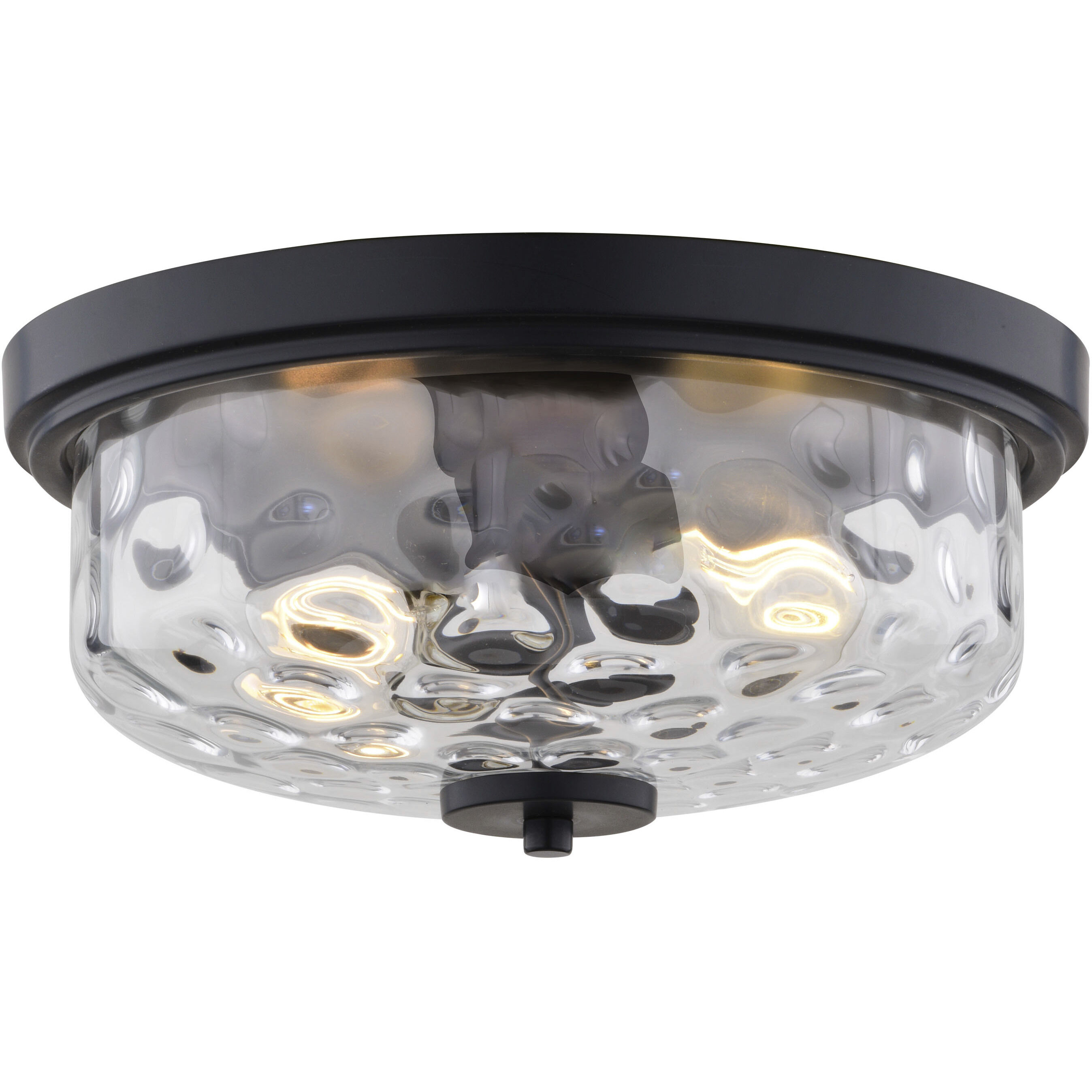 Northlake 2 Light 13 inch Matte Black Flush Mount Ceiling Light