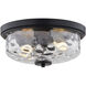 Northlake 2 Light 13 inch Matte Black Flush Mount Ceiling Light