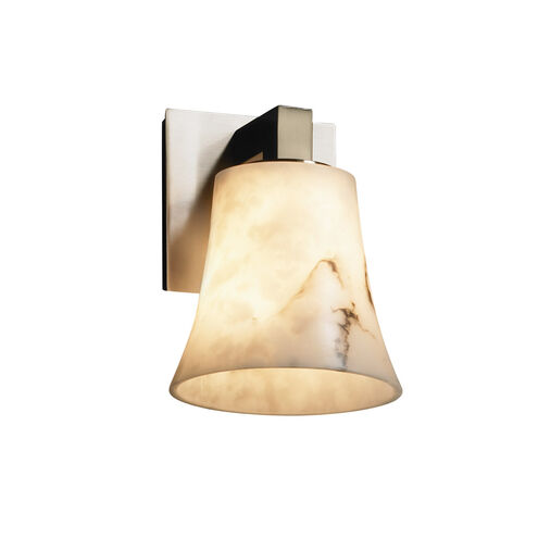 LumenAria LED 4.75 inch Matte Black Wall Sconce Wall Light in 700 Lm LED, Cylinder with Flat Rim, Modular