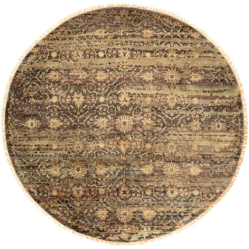 Empress 96 X 96 inch Dark Brown/Camel/Taupe/Ivory Rugs