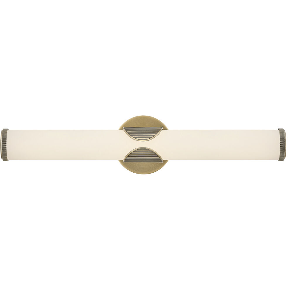 Femi LED 22.25 inch Lacquered Brass Bath Light Wall Light