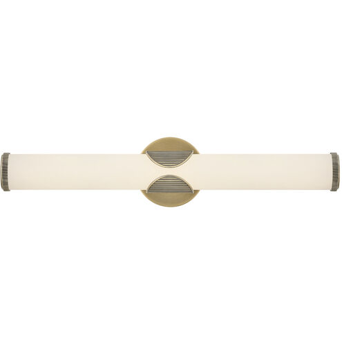Femi LED 22.25 inch Lacquered Brass Bath Light Wall Light