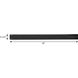 AirPro Black Fan Downrod, 18in