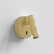 Enna 5.55 inch Matte Gold Interior Reading Light Wall Light